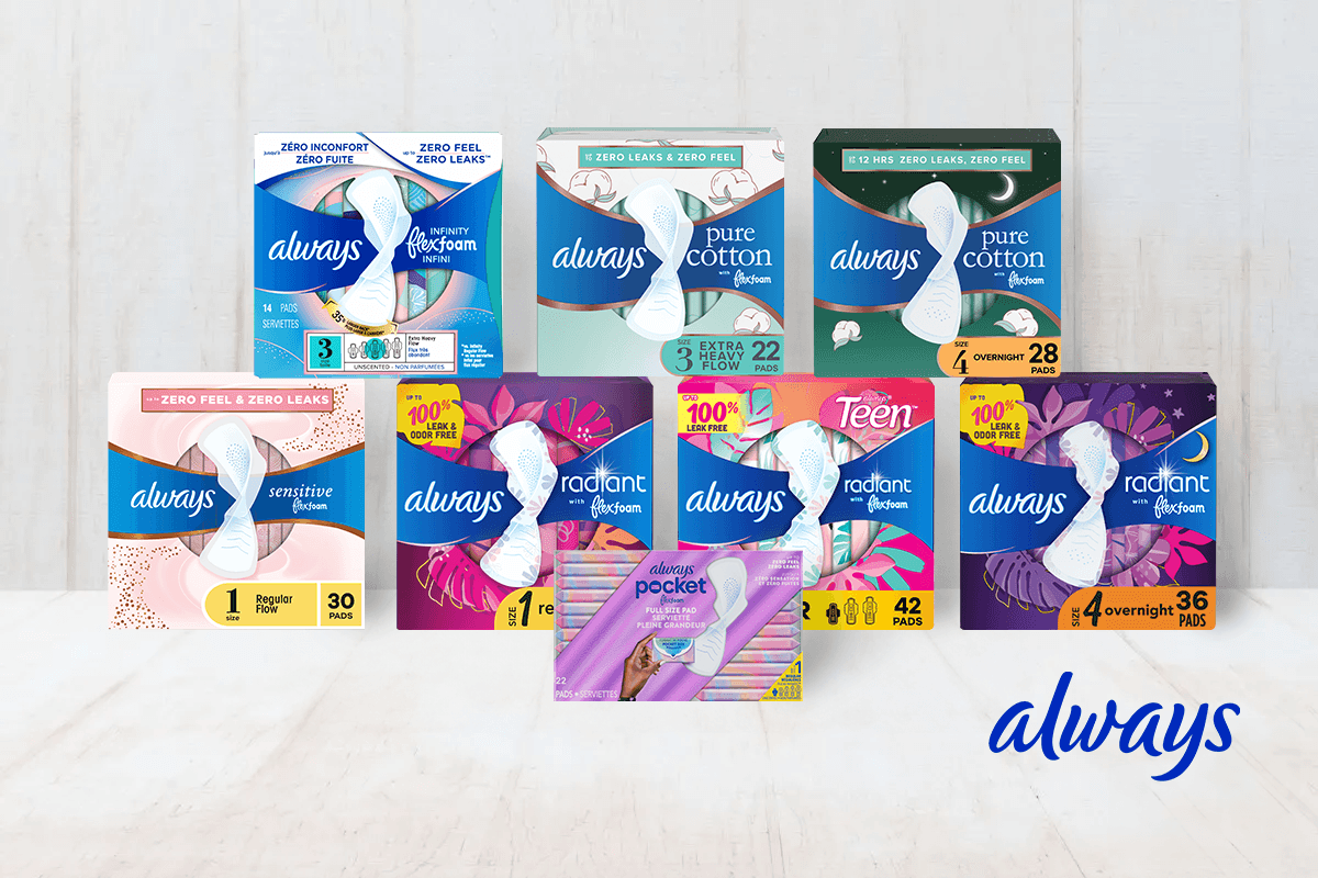 Always Pad Rash Always (North America) Pads